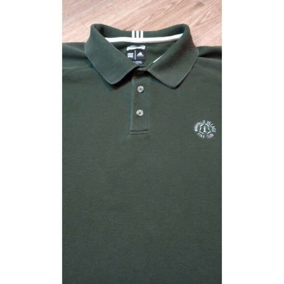 VTG Y2K Adidas Muirfield Village Polo Shirt Mens Extra Large Green Climalite XL* - Picture 2 of 16